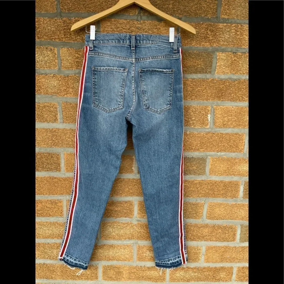 Revice Ruby Tuesday Racer Stripe Jeans 27 - Picture 11 of 13